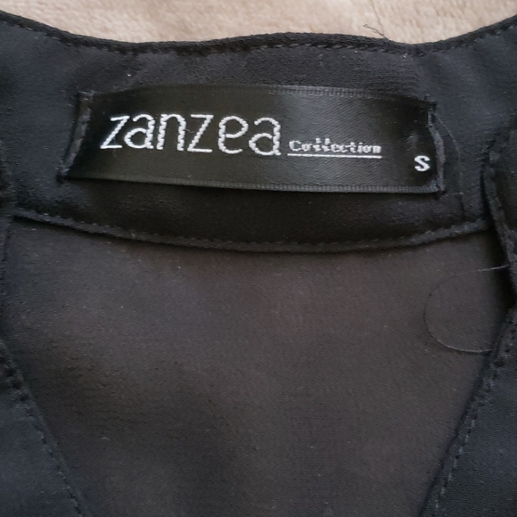 Sheer Partial Button-Up - Picture 2 of 3